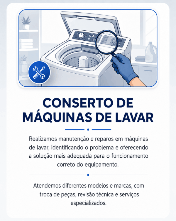 manutencao de maquina de lavar em bebedouro