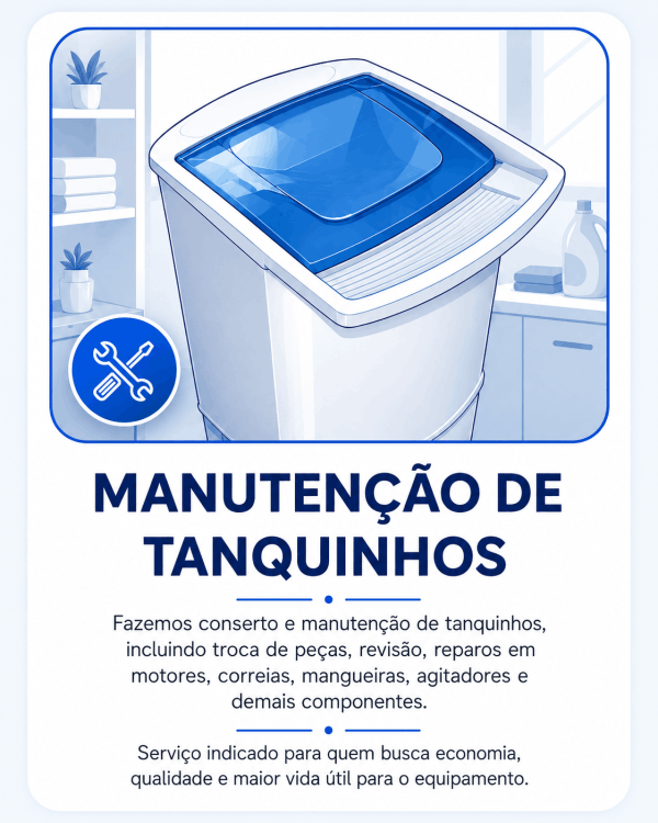 conserto de tanquinho de lavar roupa em bebedouro